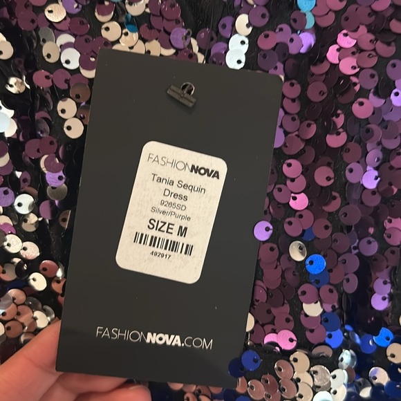 Fashion Nova Tania Sequin Dress Size M - Picture 8 of 11